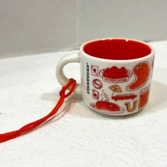 Starbucks Been There Series Las Vegas Espresso Ceramic Cup Mug Ornament, 2 Oz - Picture 2 of 10